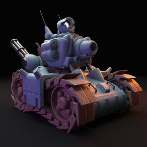 3D metal slug tank
