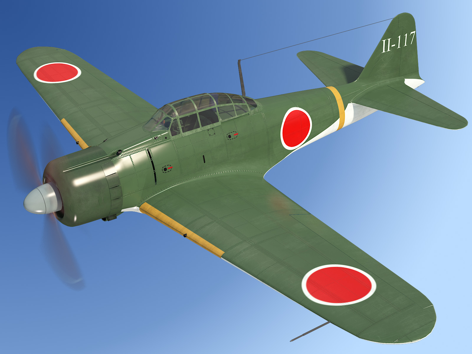 Mitsubishi a6m2 zero