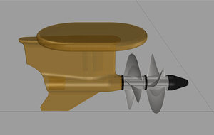 ips engine propeller model