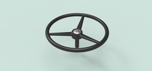 3D stearing wheel model