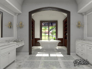 3D model bathroom scene