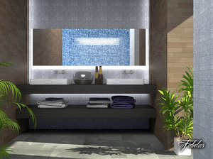 3D bathroom scene