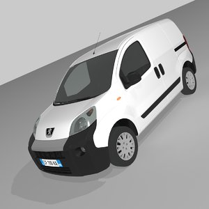 3D peugeot van model