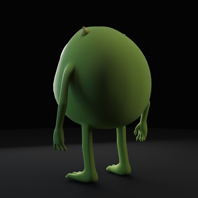 Mike wazowski 3D model - TurboSquid 1232807