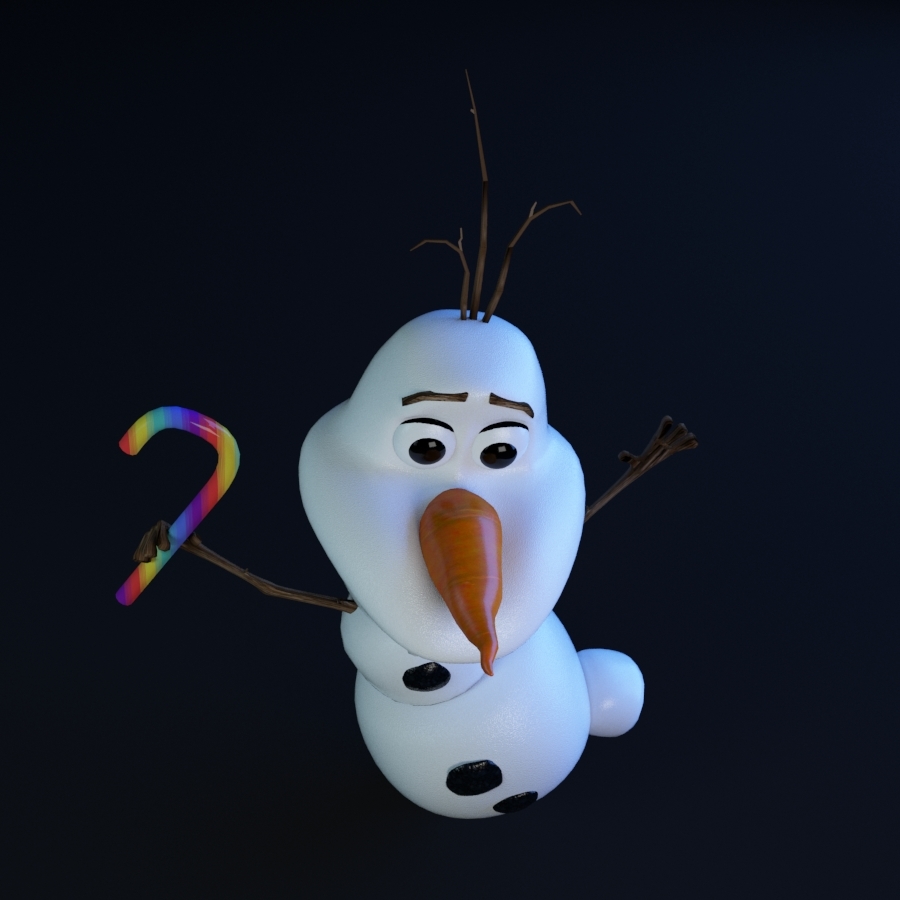 Olaf 3D model TurboSquid 1232811