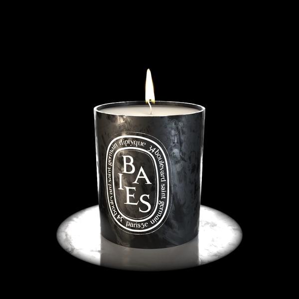 3D model flickering candle