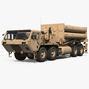 3D model mobile anti ballistic missile