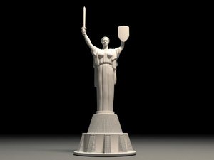 3D model kyiv monument