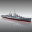 3D model uss navy ww ii