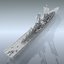 3D model uss navy ww ii