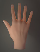 blender free hand 3d model Hand 3D  for TurboSquid Models Cartoon Download