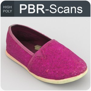 scans baby shoe 3D model
