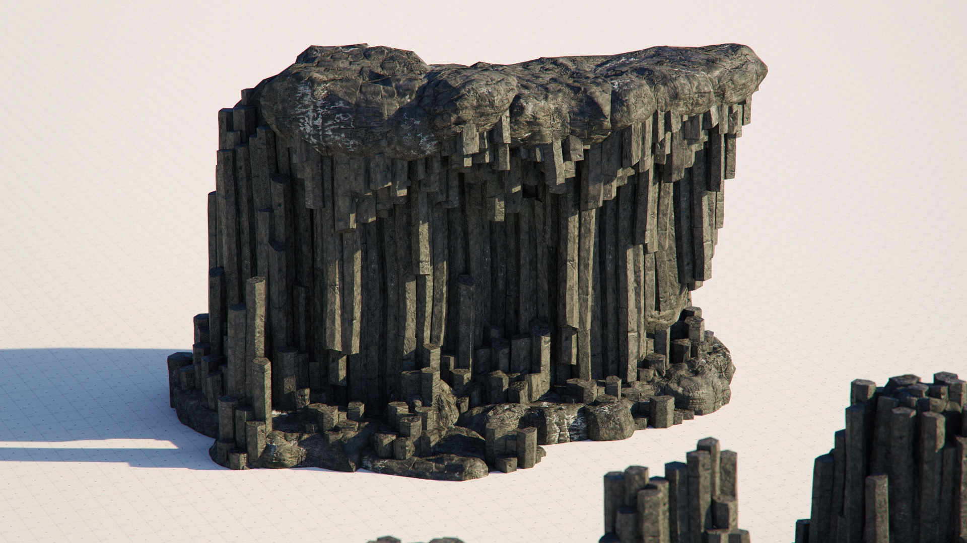 3D Basalt Columns Rocks Kit Model - TurboSquid 1233484