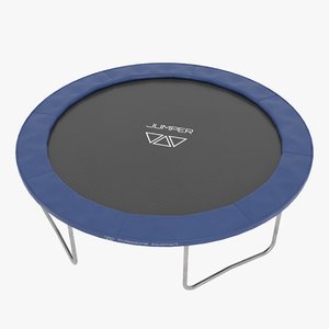 3D trampoline realistic pbr