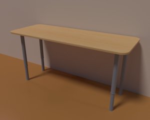 desk table 3D model