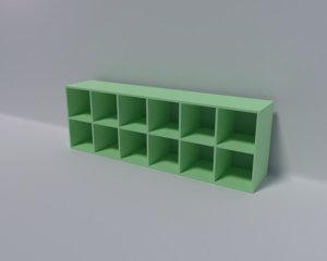 3D cabinet pots