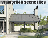 VrayforC4D Scene Files - Modern Farmhouse