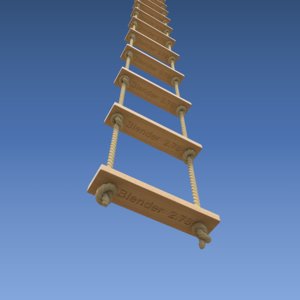 rope ladder 3D model