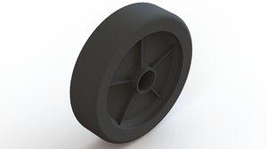 3D briggs stratton lawnmower wheel