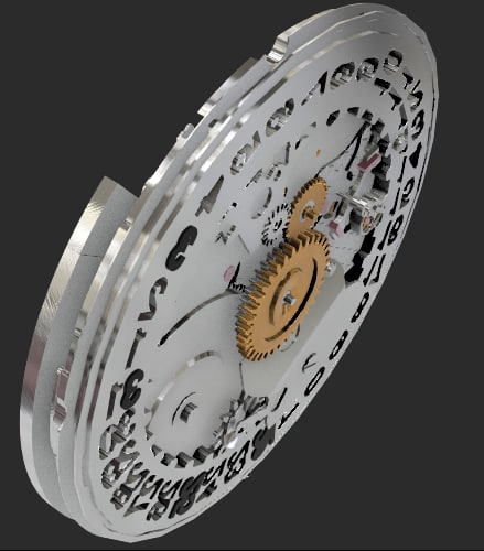 3d Model Eta 24 Movement Turbosquid