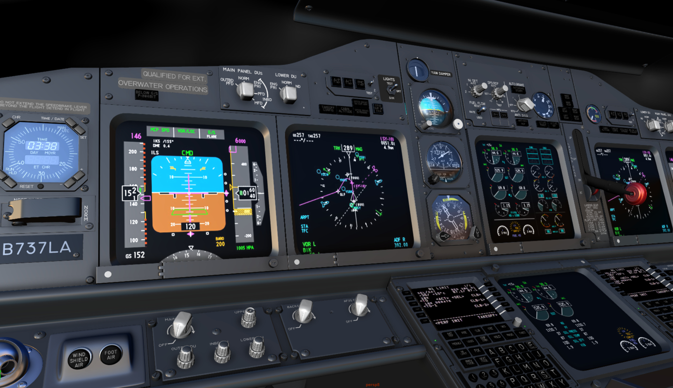 boeing 737 cockpit 3d model