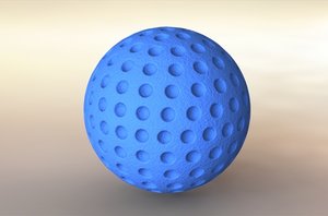 3D golf ball model