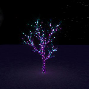 new year tree 3D model