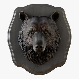 bear head model