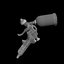 3D pressure spray gun