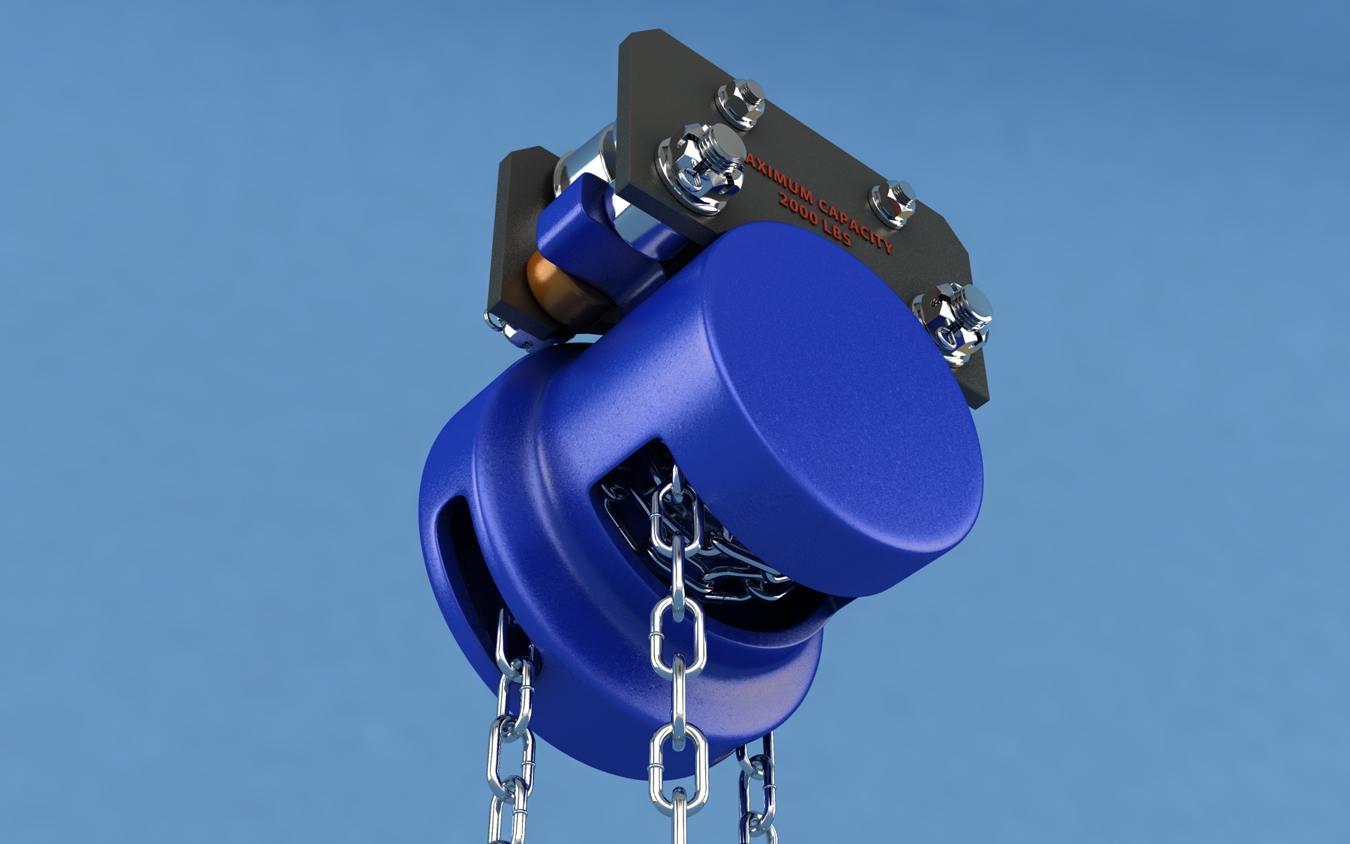 Chain hoist 3D model TurboSquid 1234284