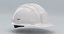 white hard hat - 3D model