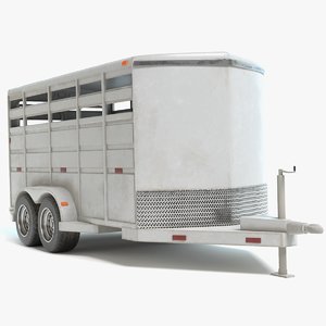 3D model horse trailer