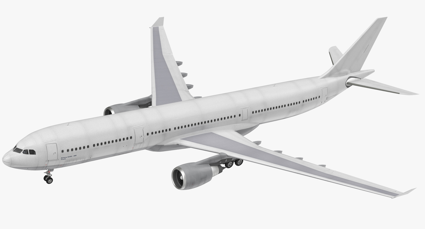 3D jet airliner airbus a330-300 model - TurboSquid 1234467