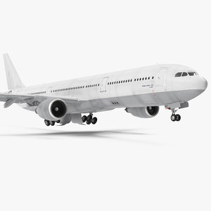 3D jet airliner airbus a330-300
