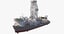 oil drilling vessel drillship model