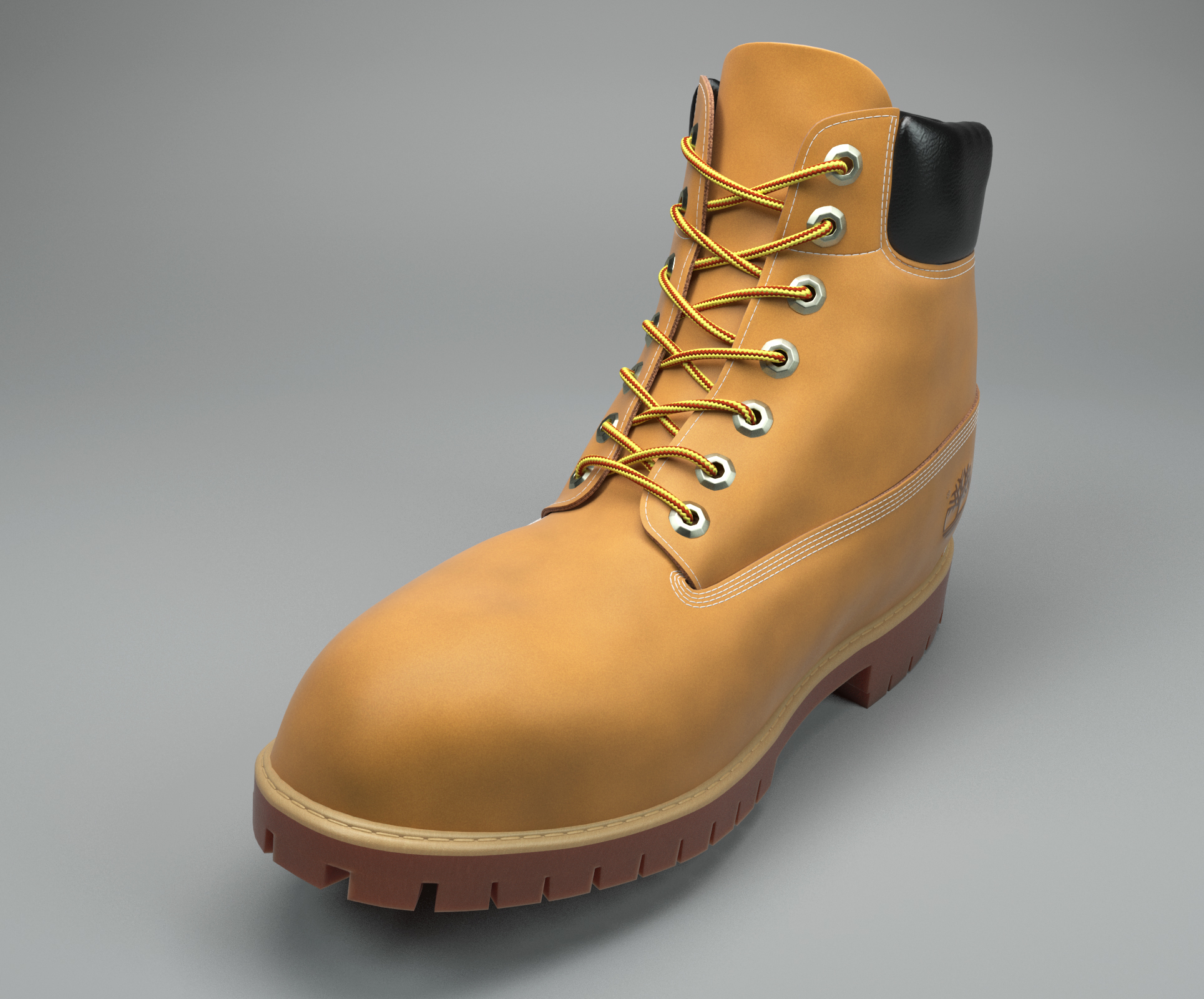 3D timberland boots fashion TurboSquid 1234638