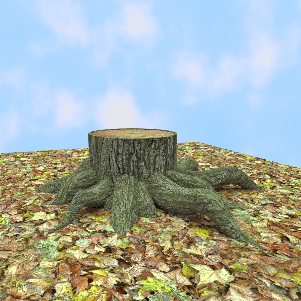 Tree trunk 3d model turbosquid 1234668