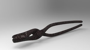 blacksmith tong 3D model