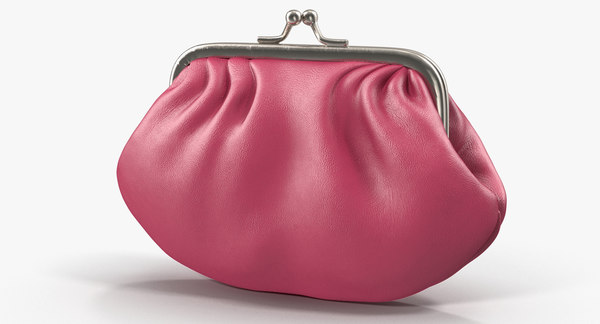 leather clasp coin purse