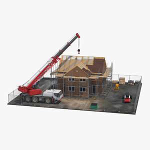 3D private house construction equipment