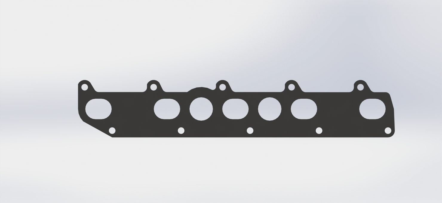 Exhaust manifold plate td5 3D TurboSquid 1234867