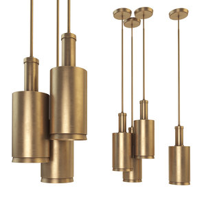 3D anders large cylindrical pendant model