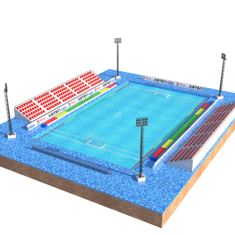 3D swimming pool olympics - TurboSquid 1234966