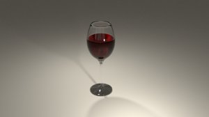 wine glass 3D model