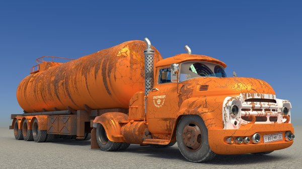 tank truck 3d model