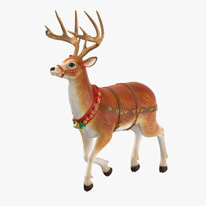 3D model reindeer 02