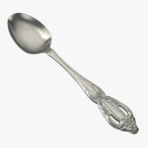 formal silverware spoon 3D