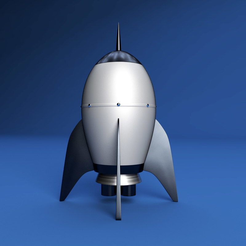 3d Rocket Turbosquid 1235501