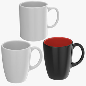 promotional coffee cups mug 3D model