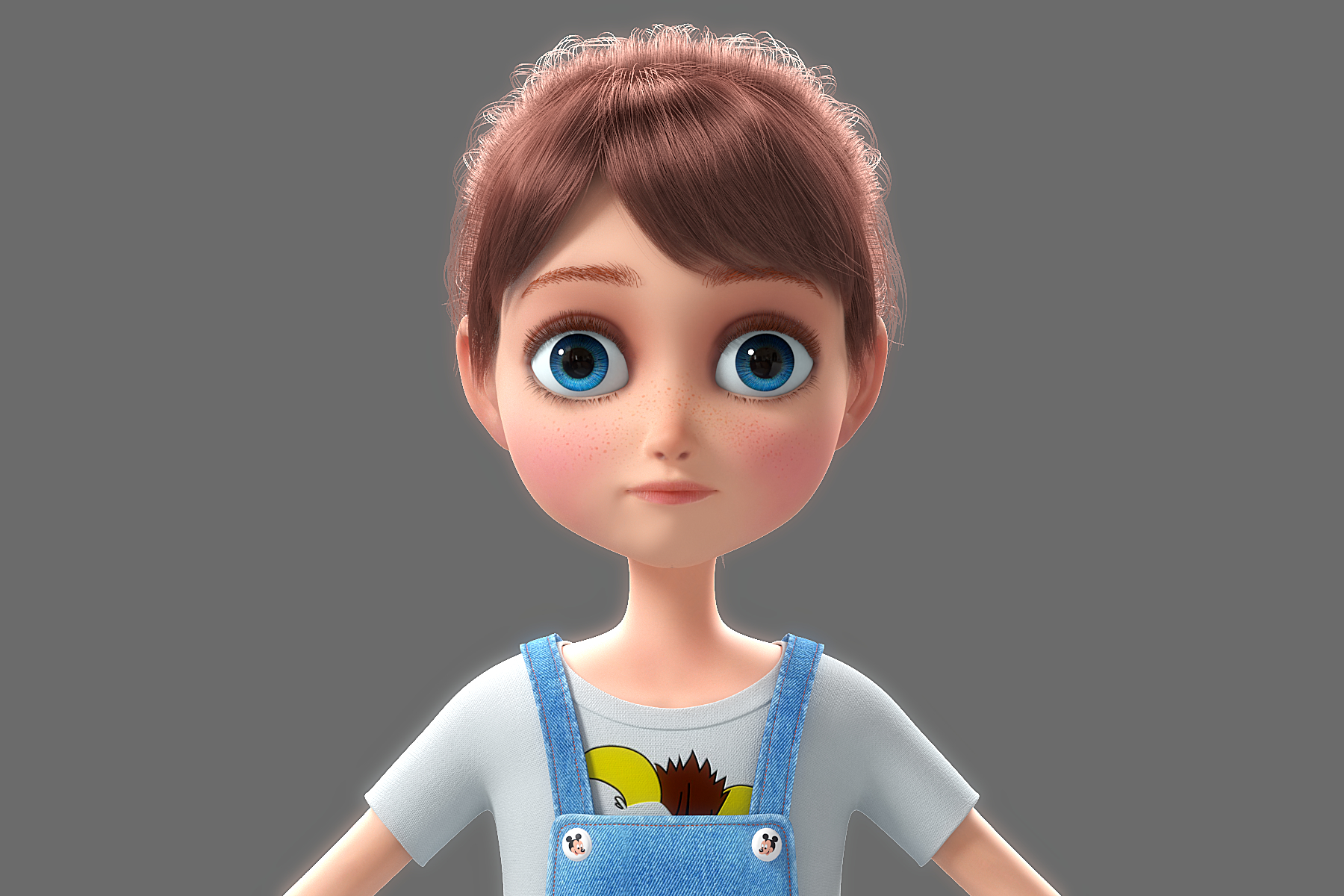 3D cartoon family rigged character model - TurboSquid 1235563